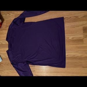 Nike purple dri fit shirt